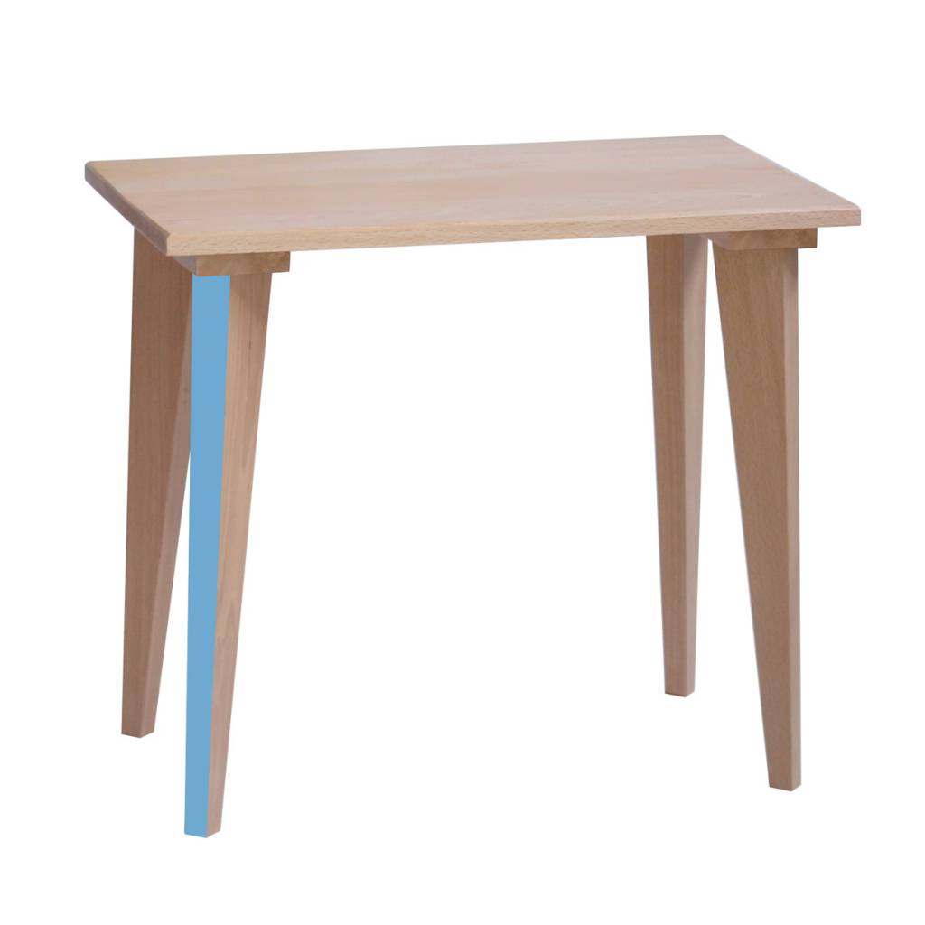 Table écolier maternelle  bleu verditer