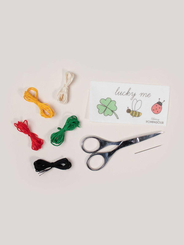 Kit easy broderie - coccinelle - lucky