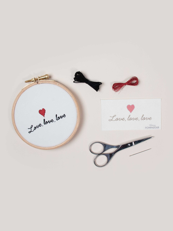 Recharge  broderie - love, love