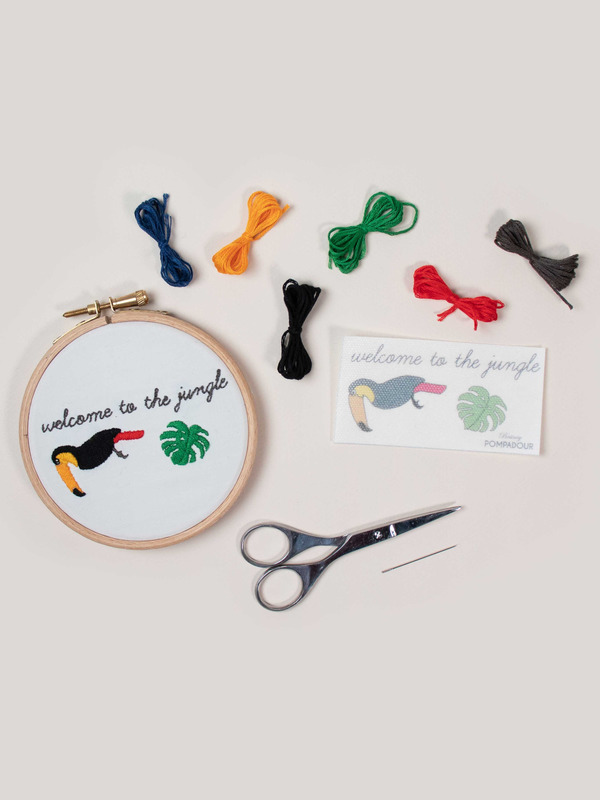 Recharge broderie  toucan