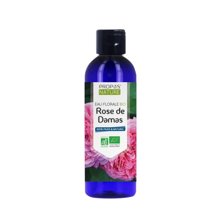 Rose damas bio - eau florale 200 ml