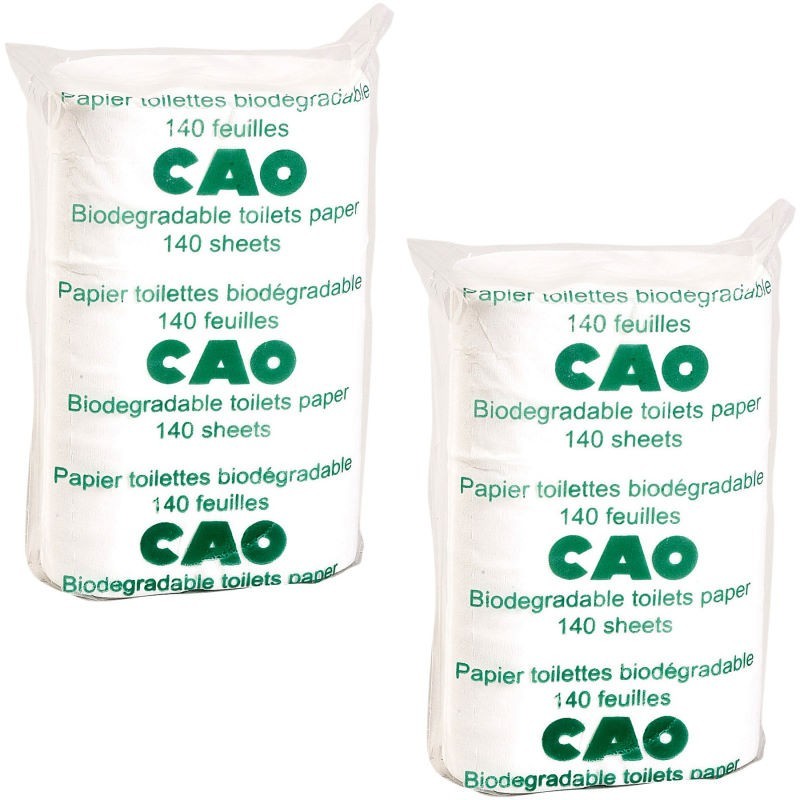 Papier toilette biodégradable cao (lot
