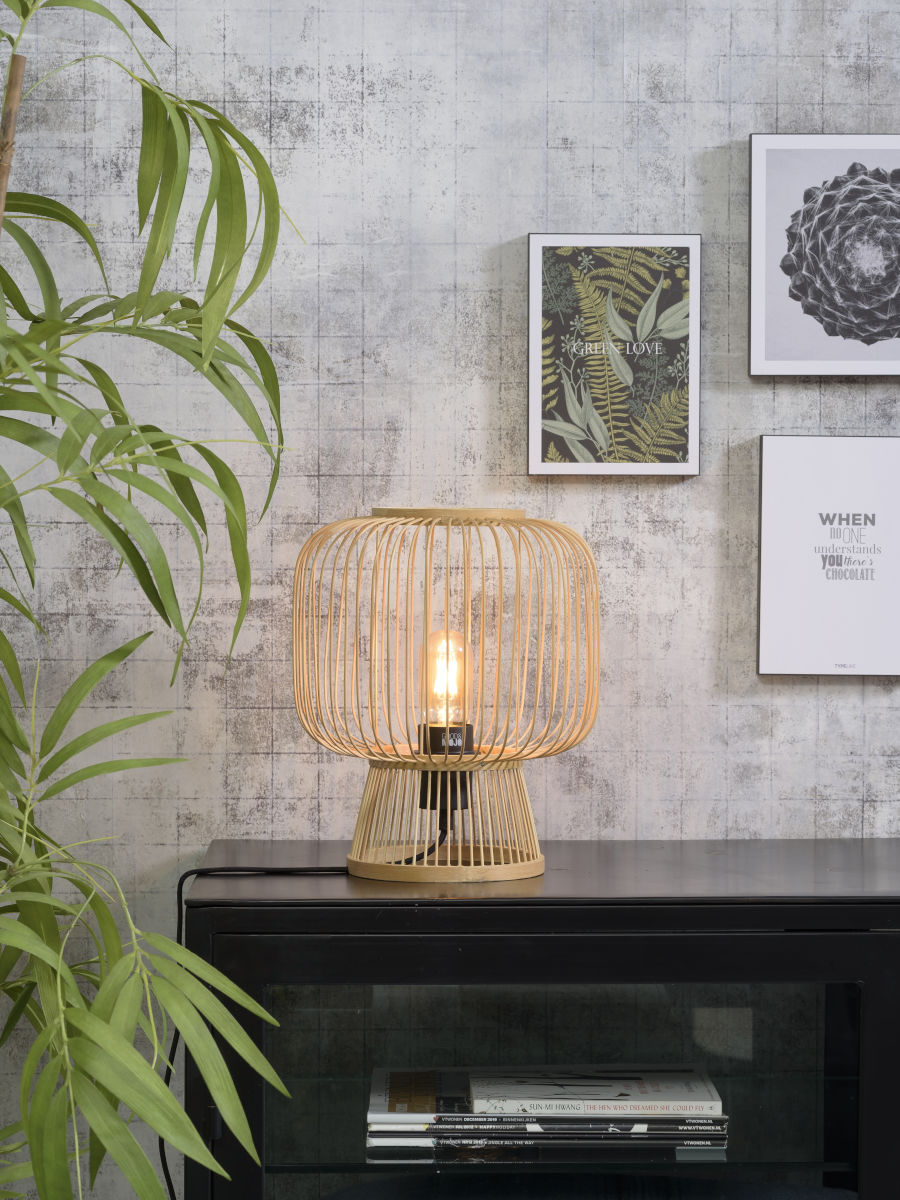Lampe de table bambou cango