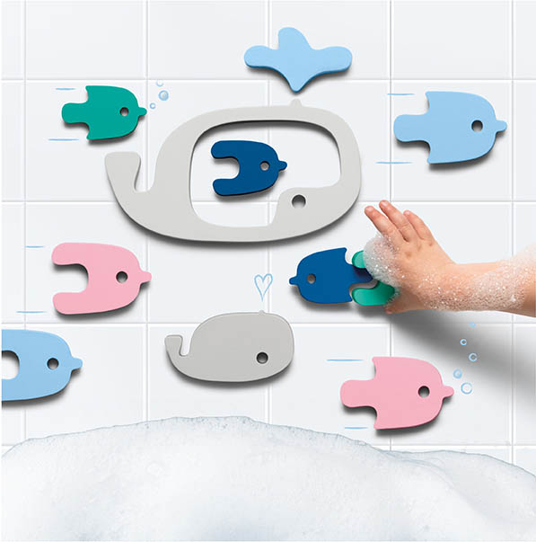 Puzzle de bain - baleines