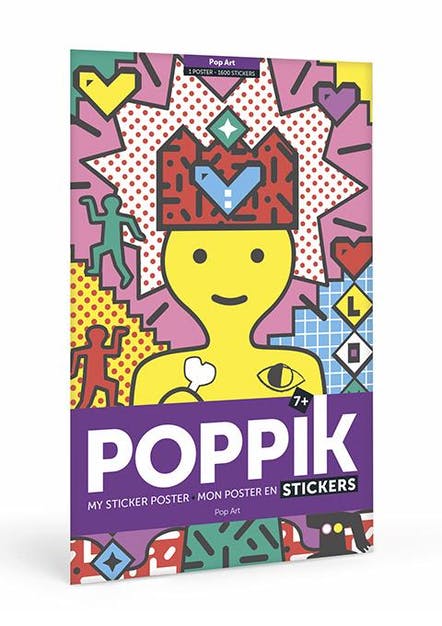 Poppik 1600 stickers pop art