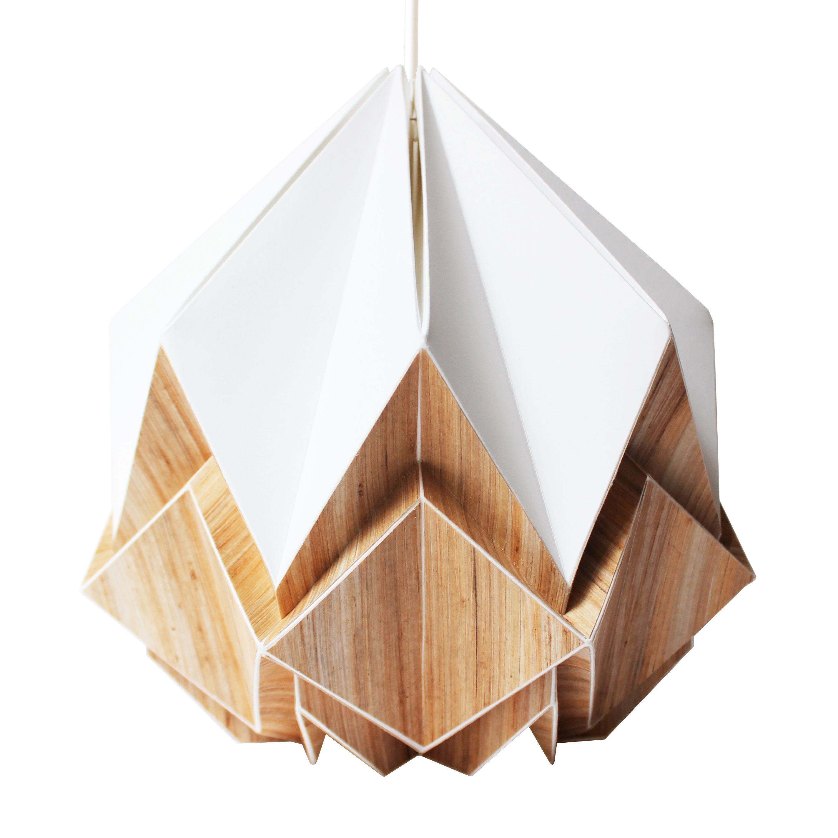 Suspension origami en ecowood - taille s