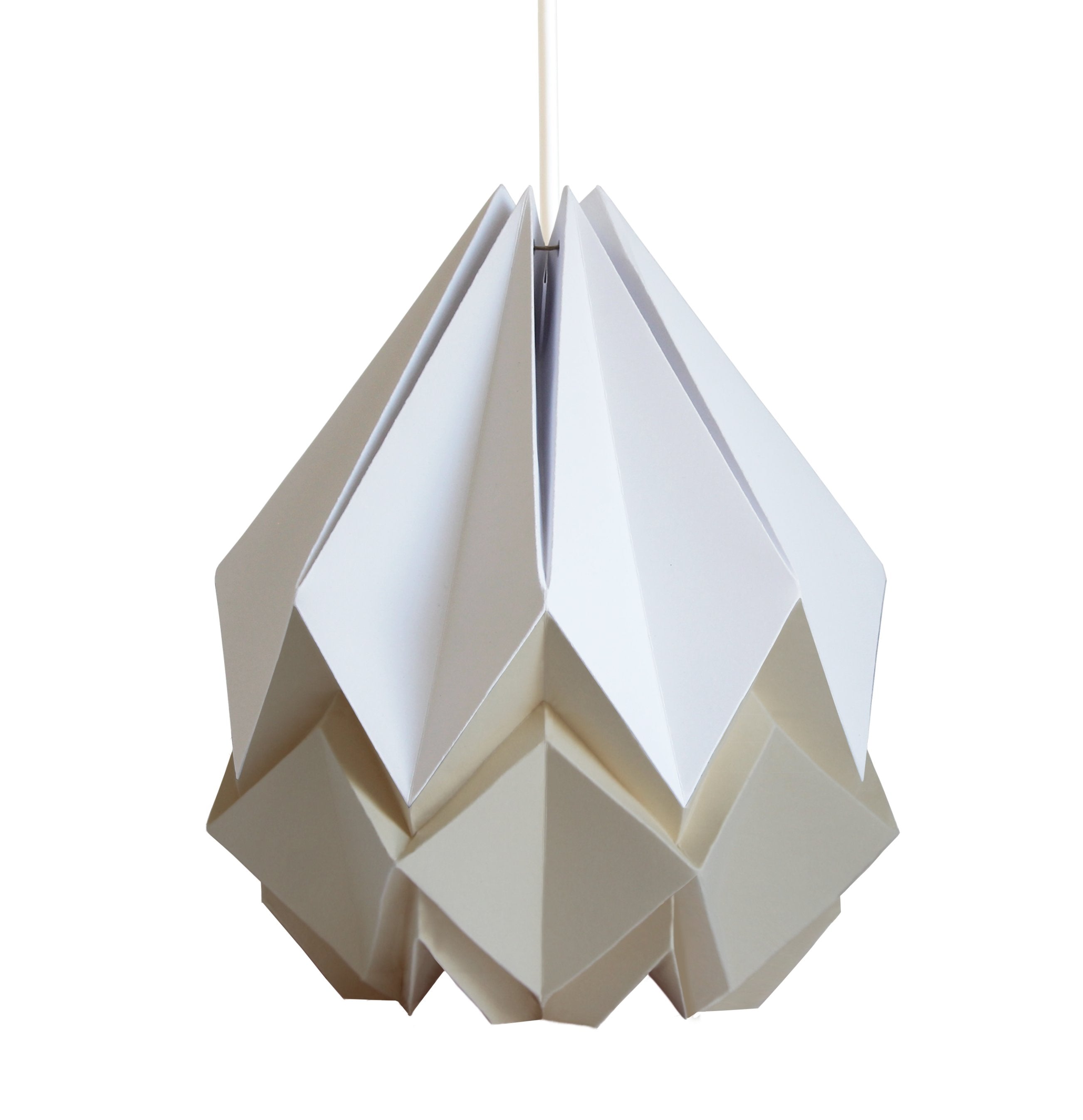Suspension origami bicolore - taille xl