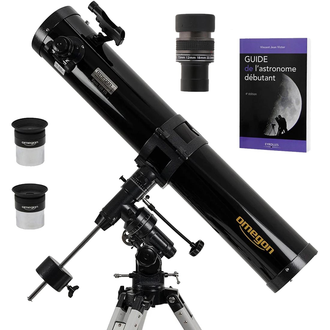 Pack télescope omegon 130/920 eq3
