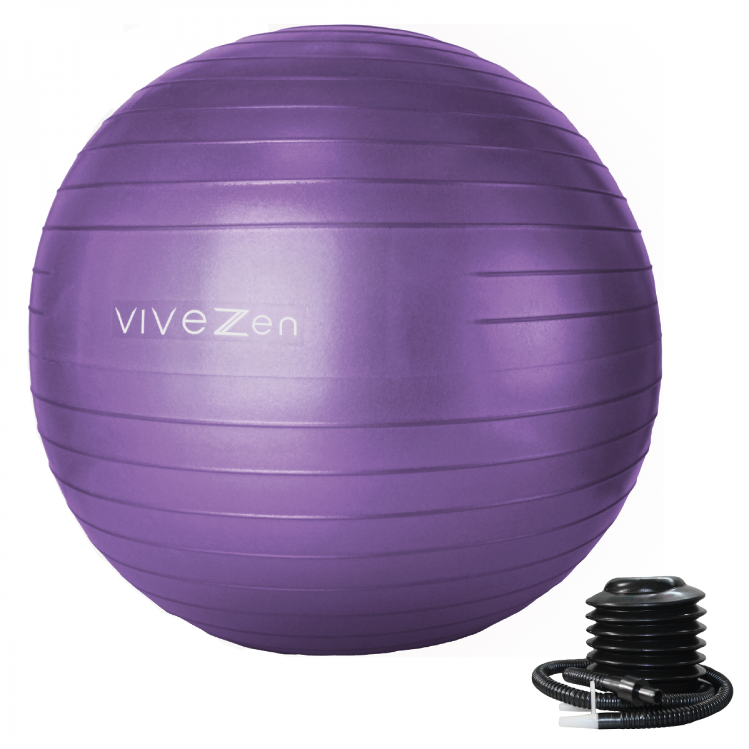 Ballon de yoga - diam 85 cm - violet
