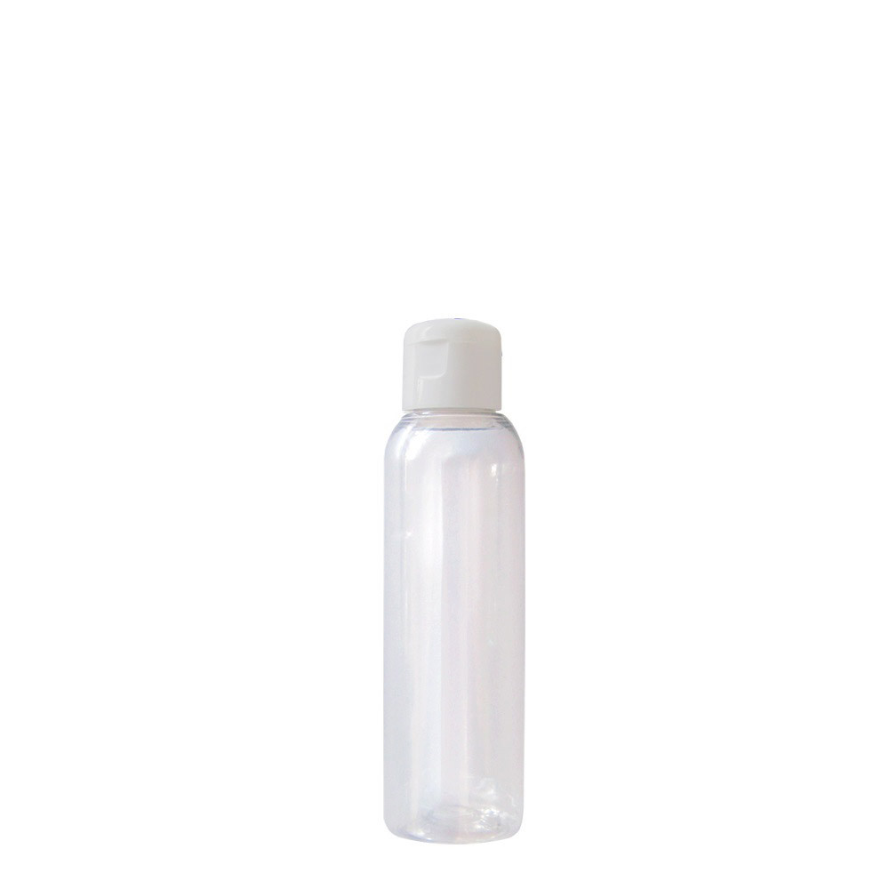 Flacon 100 ml transparent - capsule serv