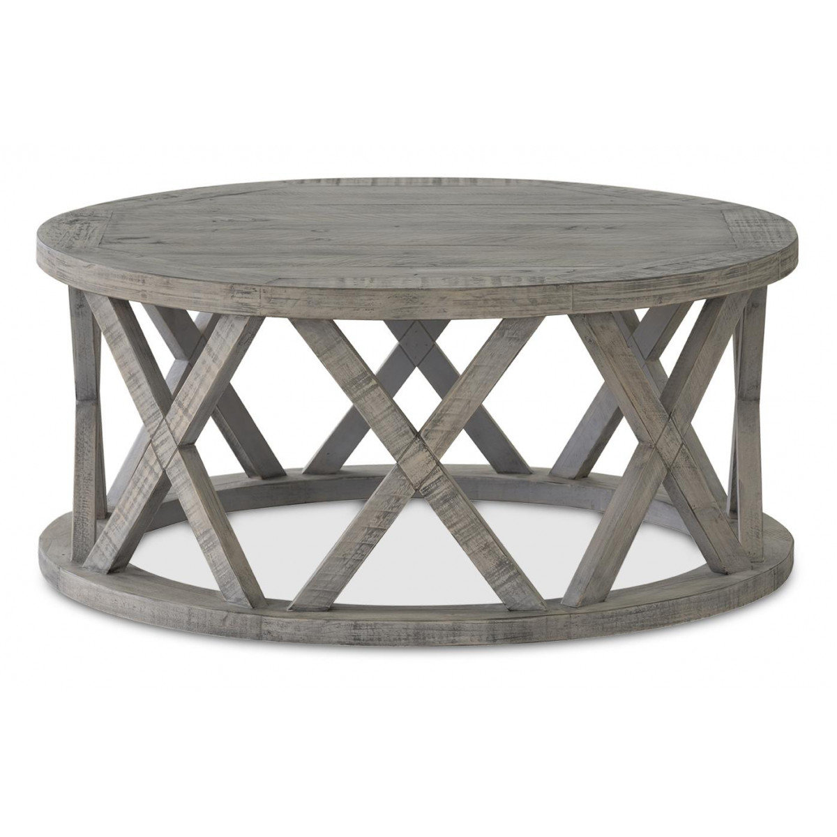 Table basse bois blanc 100x100x45cm