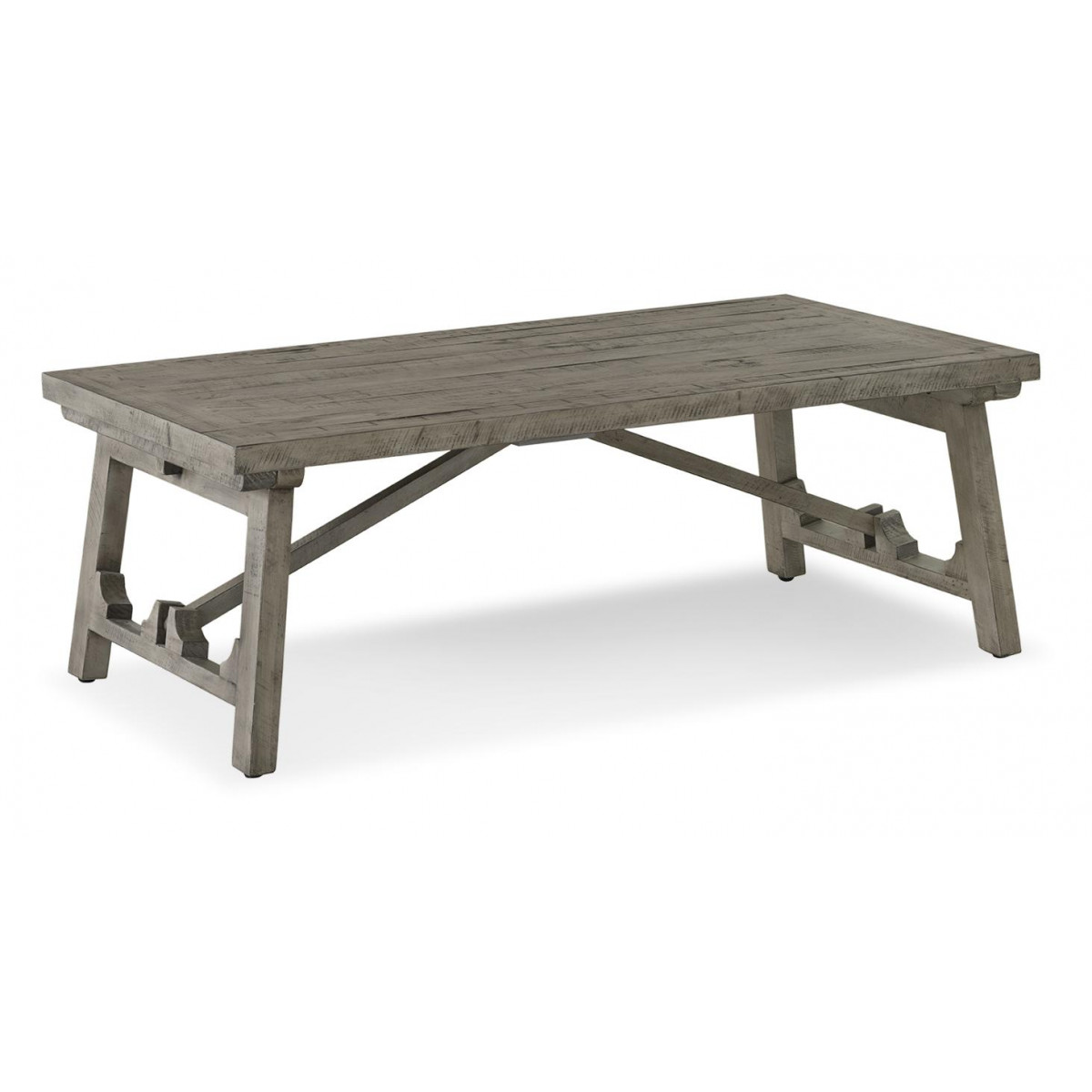 Table basse bois gris 130x71x46cm