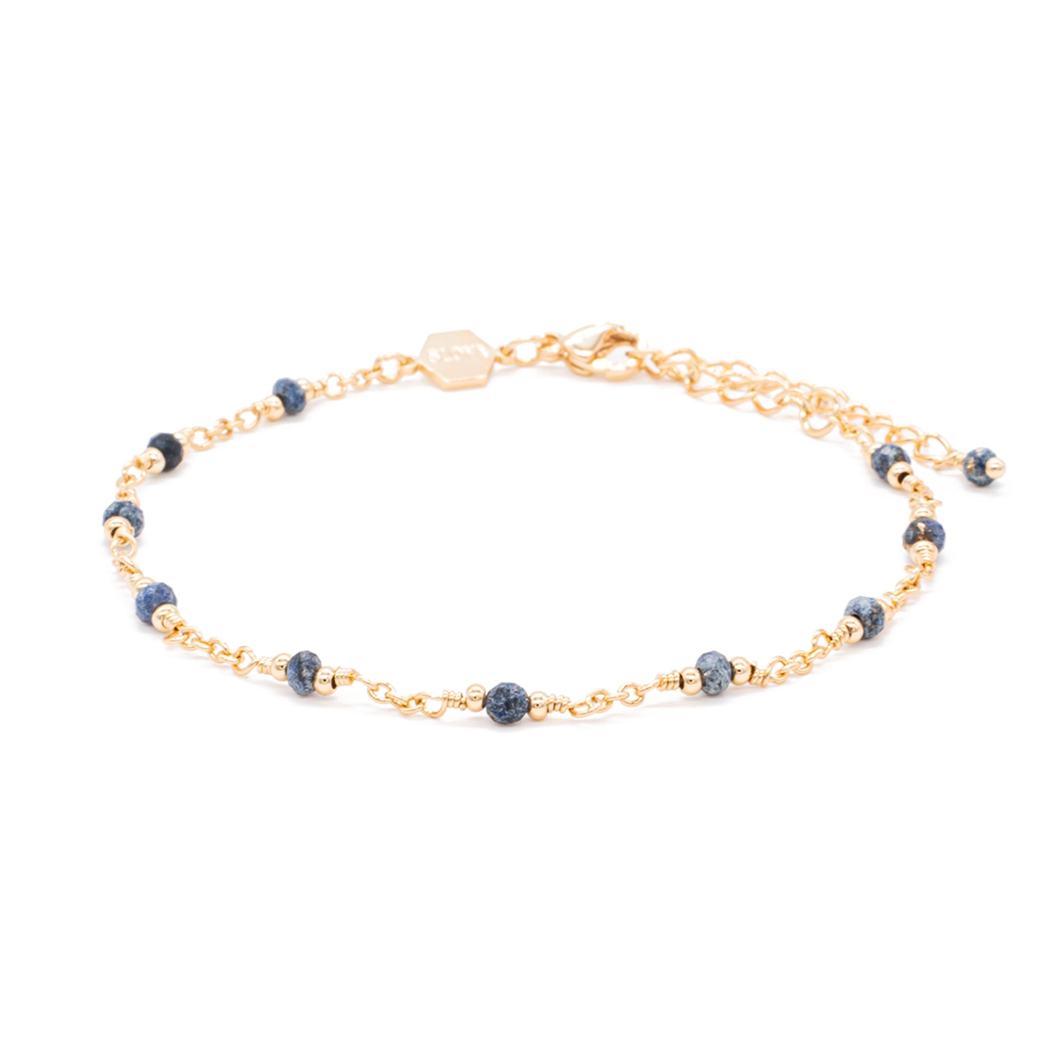 Bracelet bianca en pierres lapis-lazuli