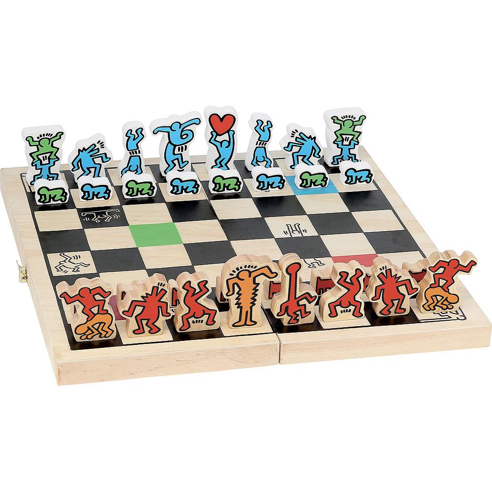 Coffret jeu d'échecs keith haring
