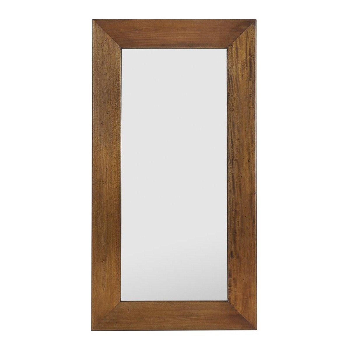 Miroir bois marron 80x3x150cm