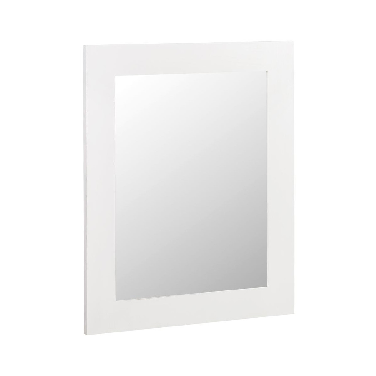 Miroir bois blanc 90x4x110cm