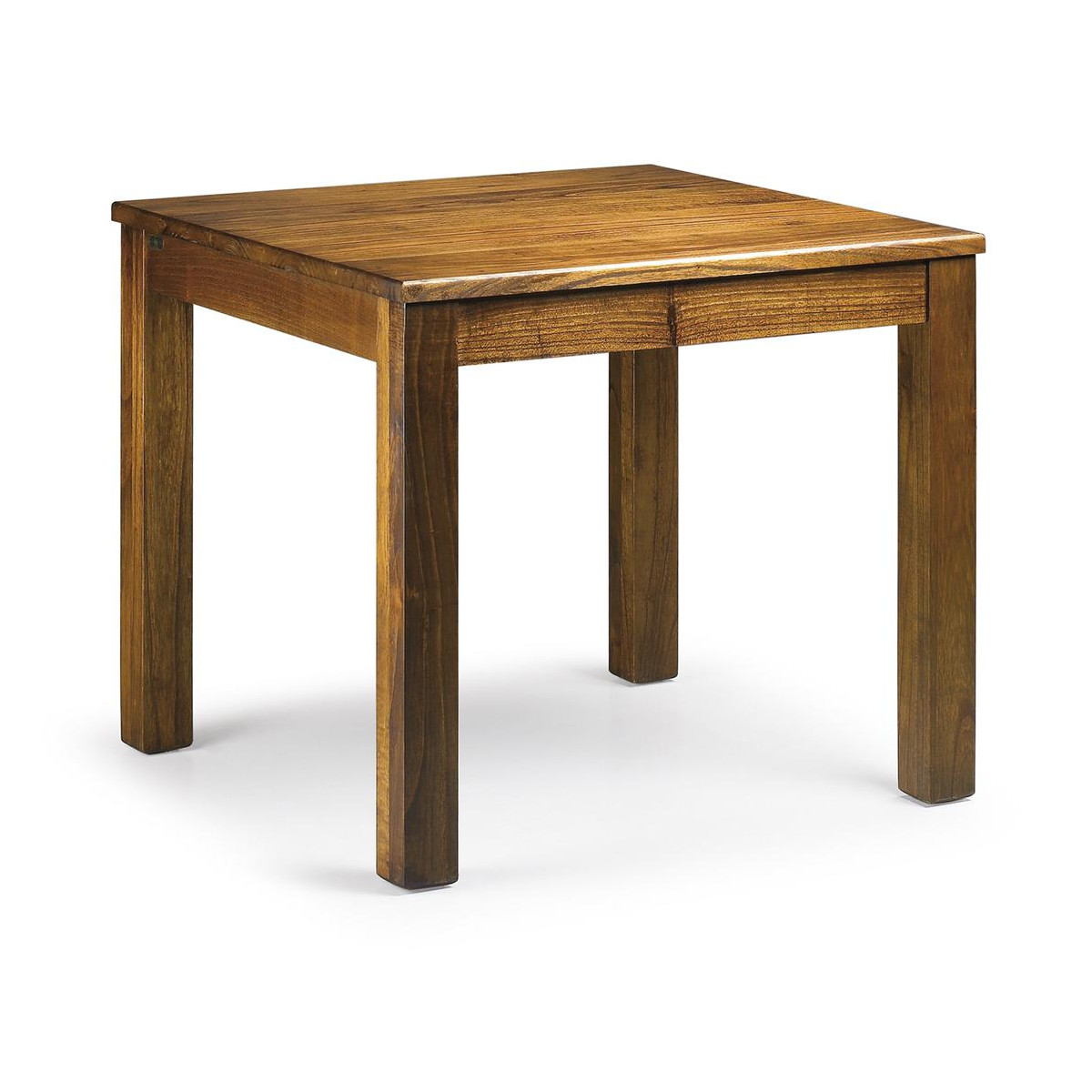 Table à manger bois marron 90x90x78cm