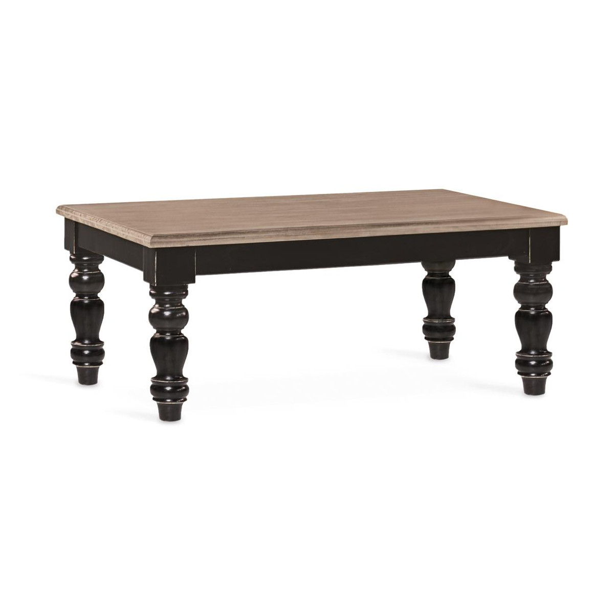 Table basse bois marron 115x60x40cm