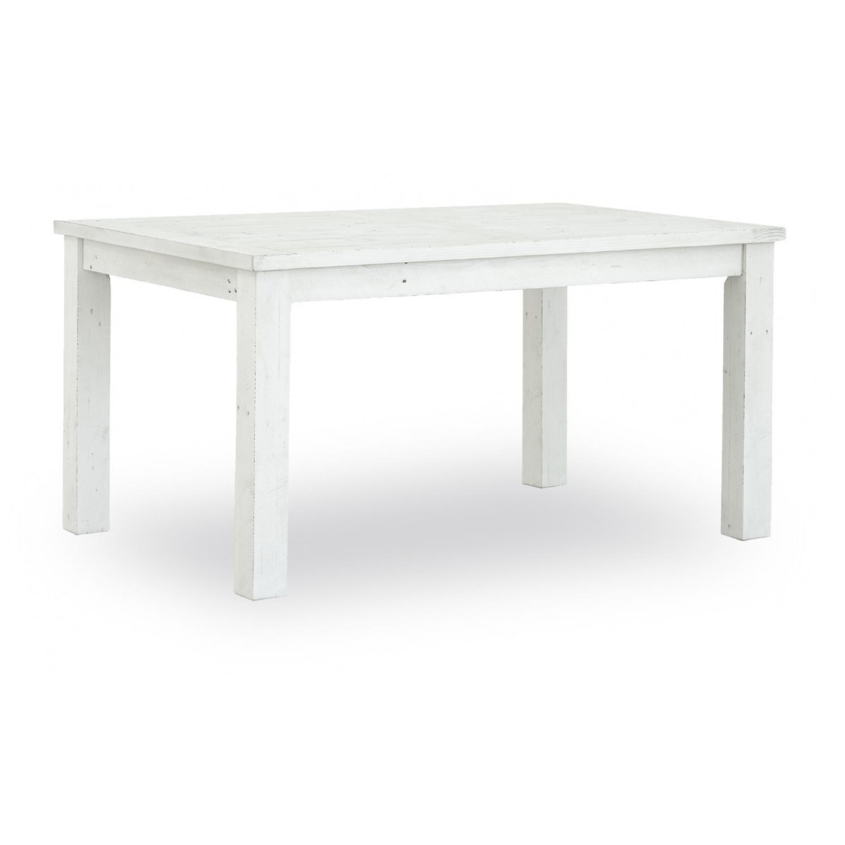 Table à manger bois blanc 180x100x77cm