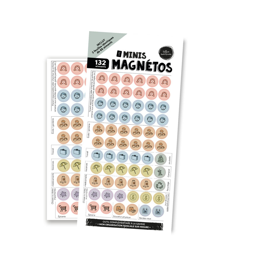 Mini magnétos - 132 aimants