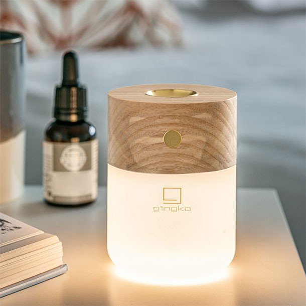 Diffuseur nomade smart lumineux clair