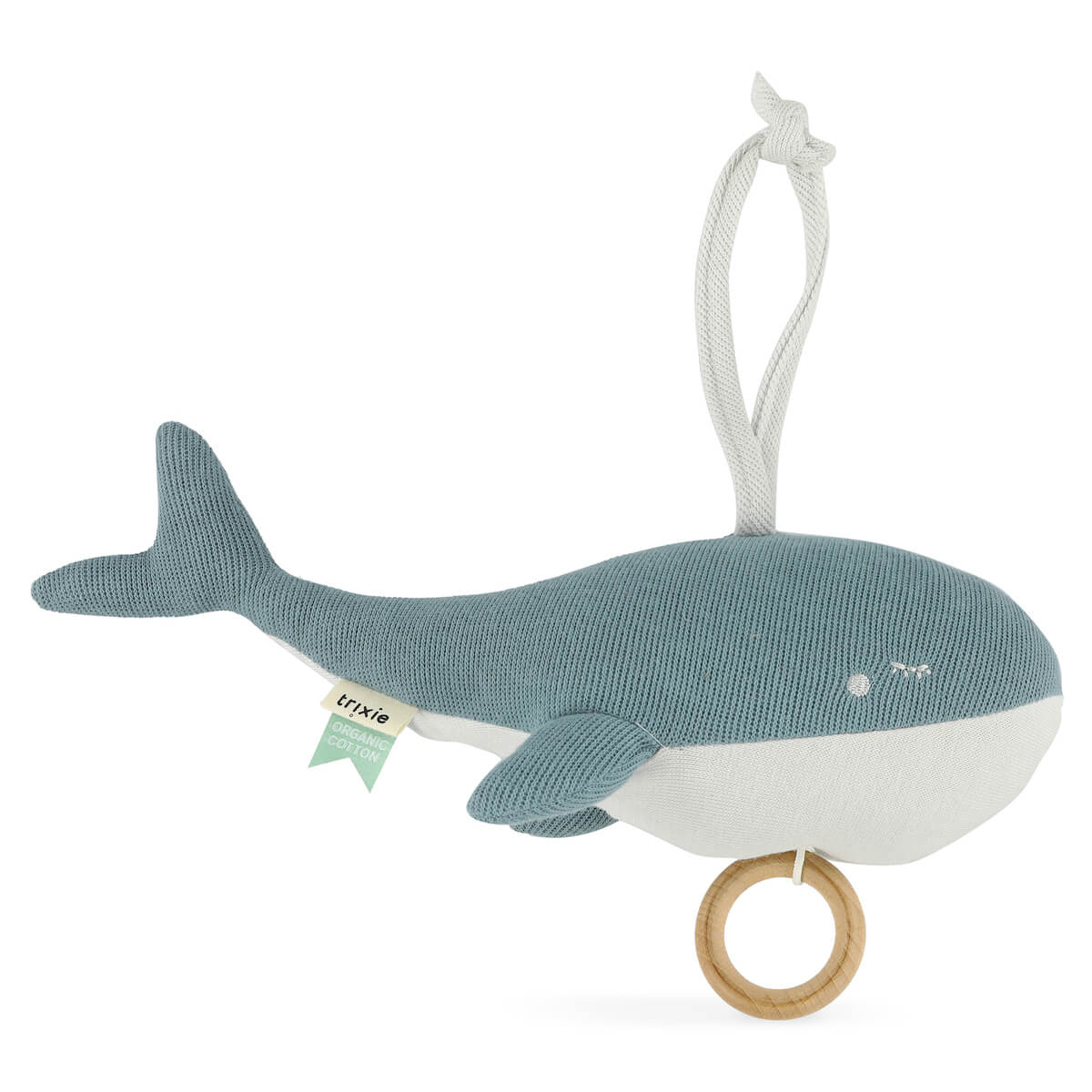 Peluche musicale tricot whale