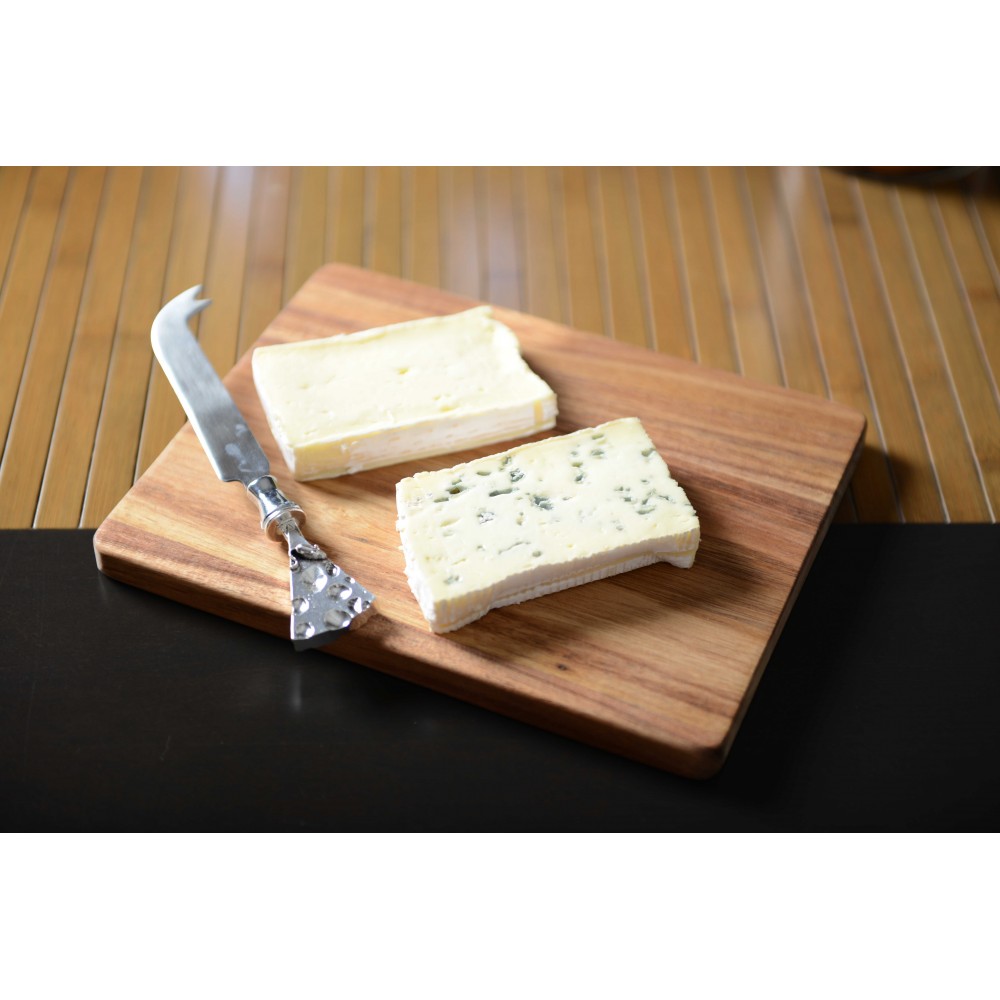 Plateau a fromage en acacia avec couteau