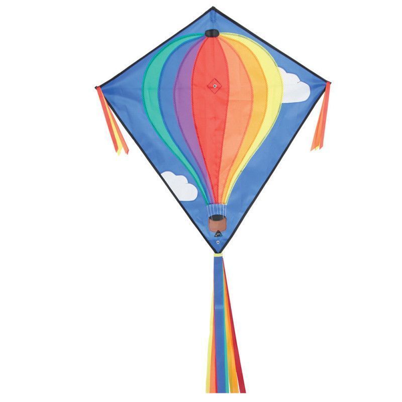 Cerf-volant monofil ballon arc-en-ciel