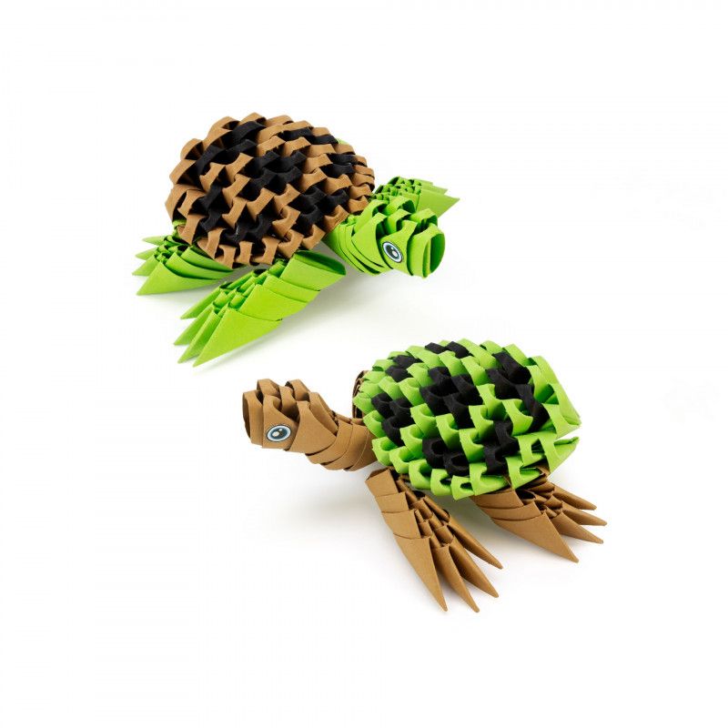 Tortue en origami 3d - taille s