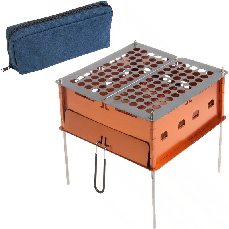 Barbecue pliable lacal compact barbecue
