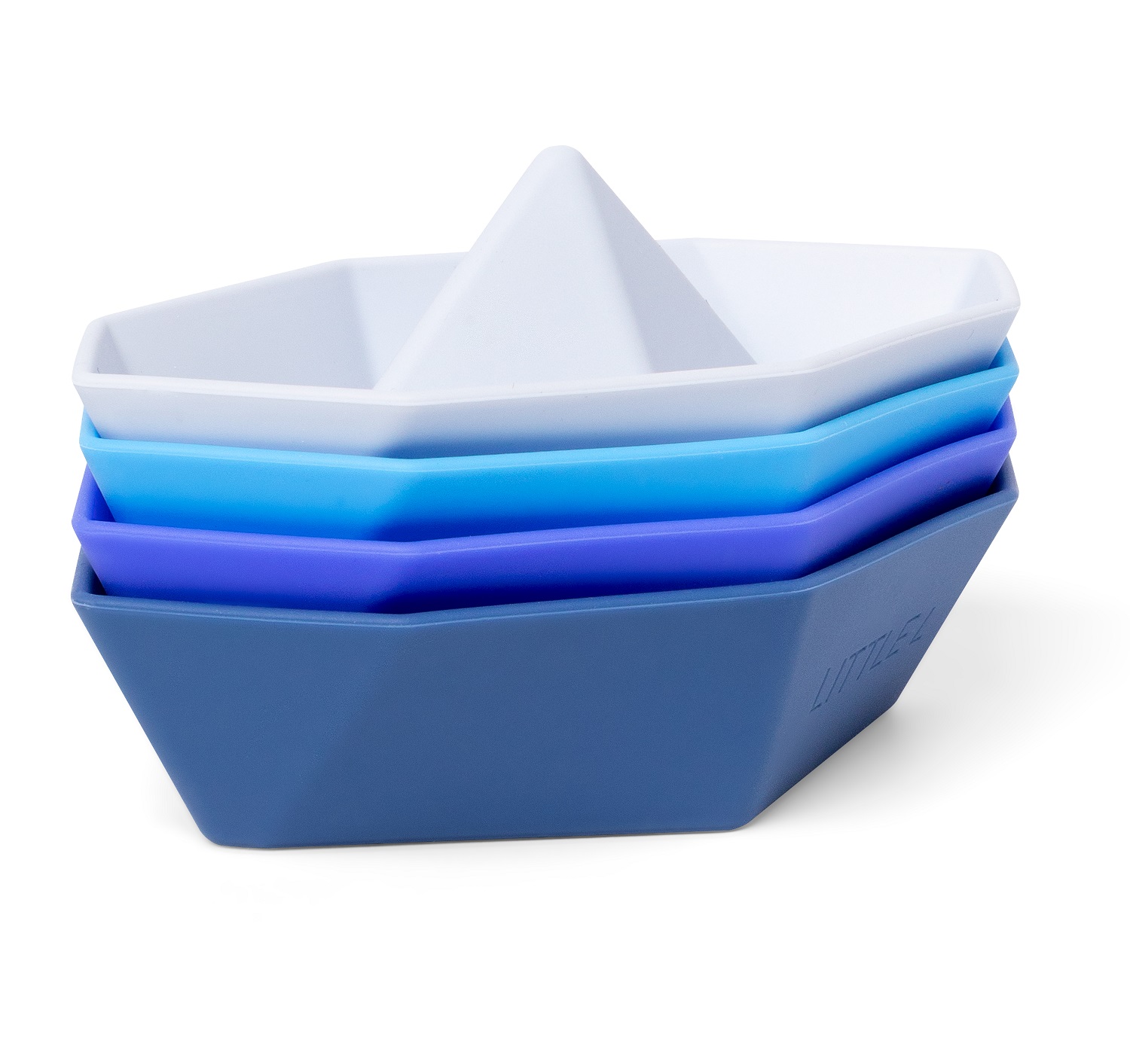 Jouets de bain en silicone bateaux