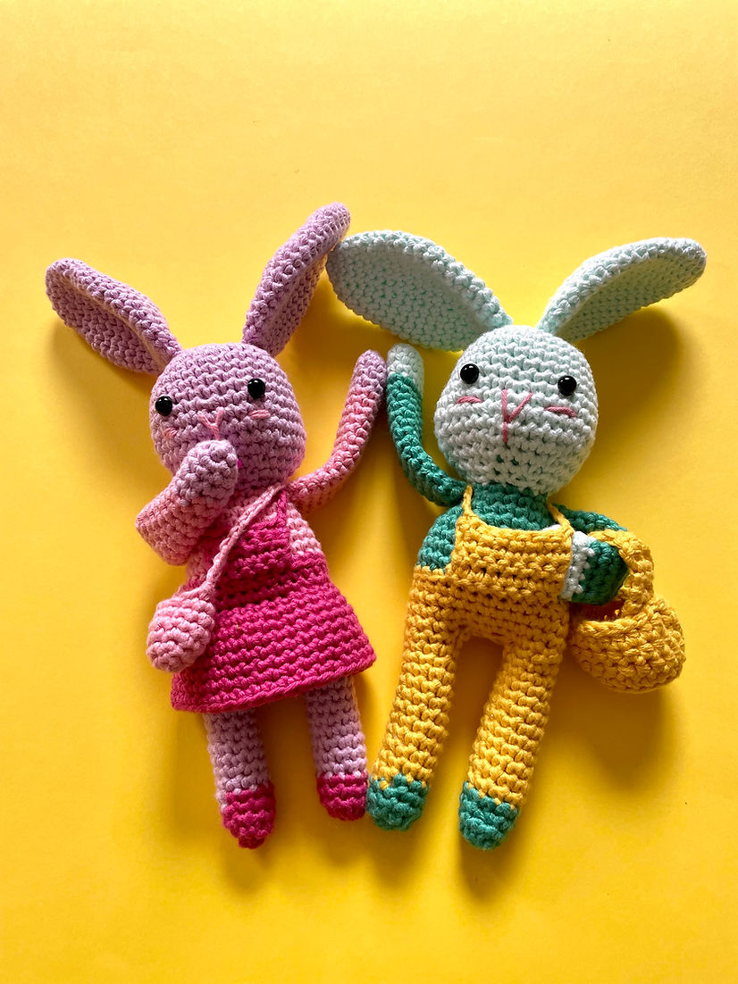 Kit de crochet :2 kits lapinou