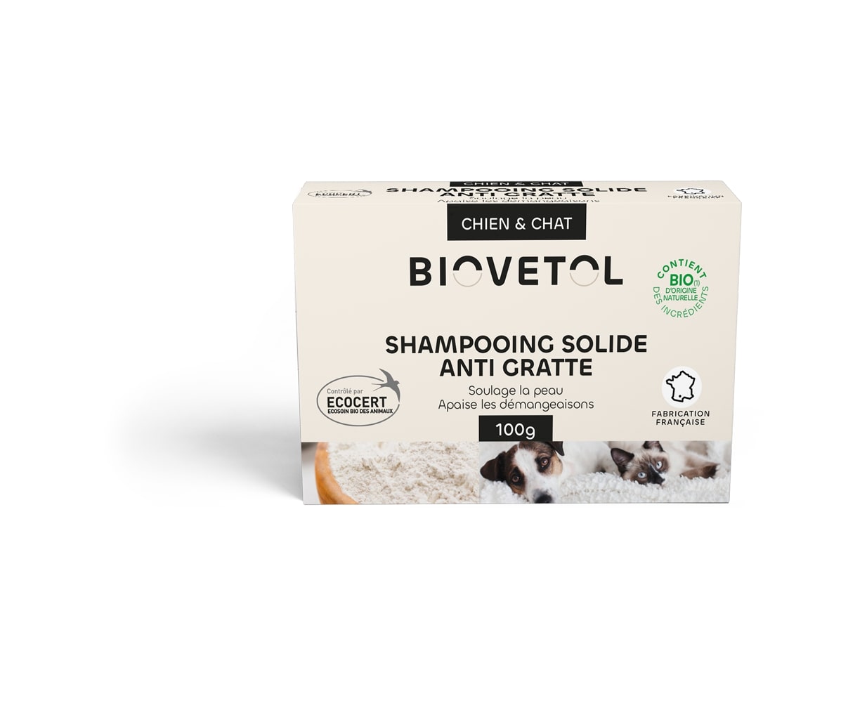 Shampoing solide anti-démangeaisons bio
