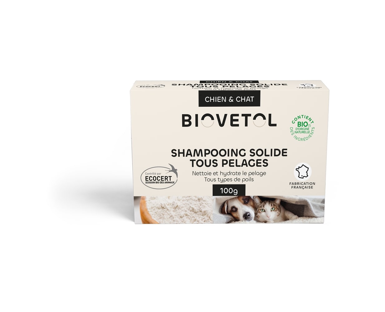 Shampoing solide tous pelages bio