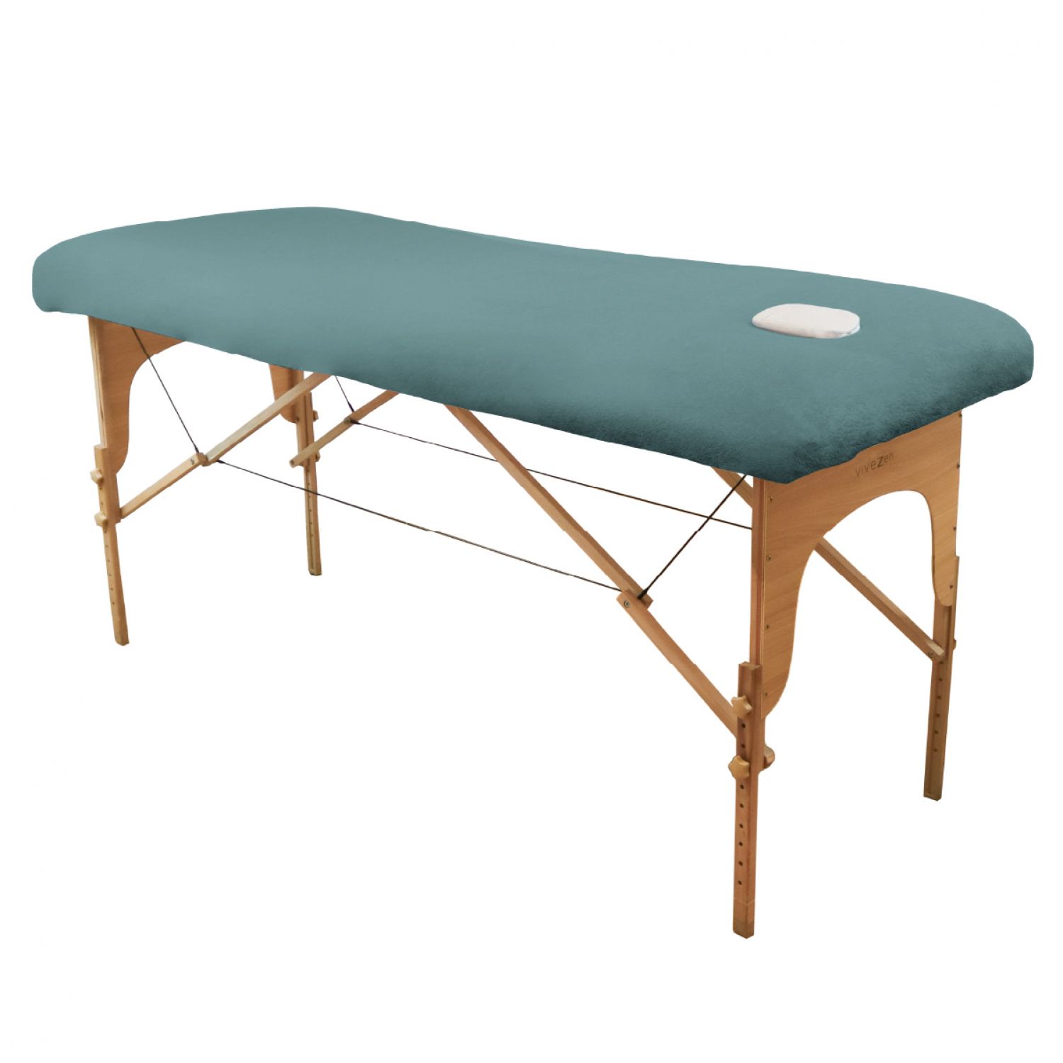 Housse table de massage - bleu pastel