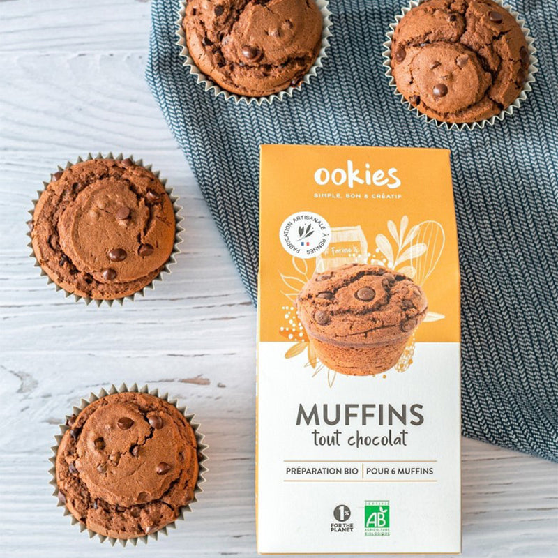 Mix bio pour muffins tout chocolat