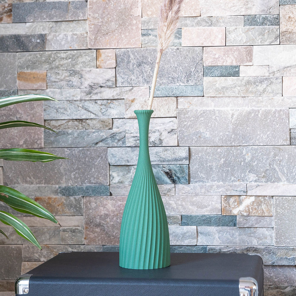 Vase codali - 25cm - vert