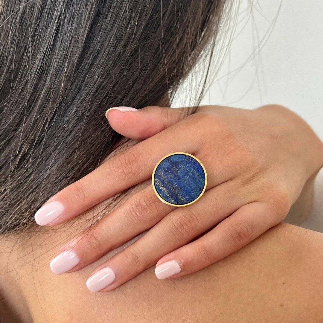 Bague paloma – lapis lazuli