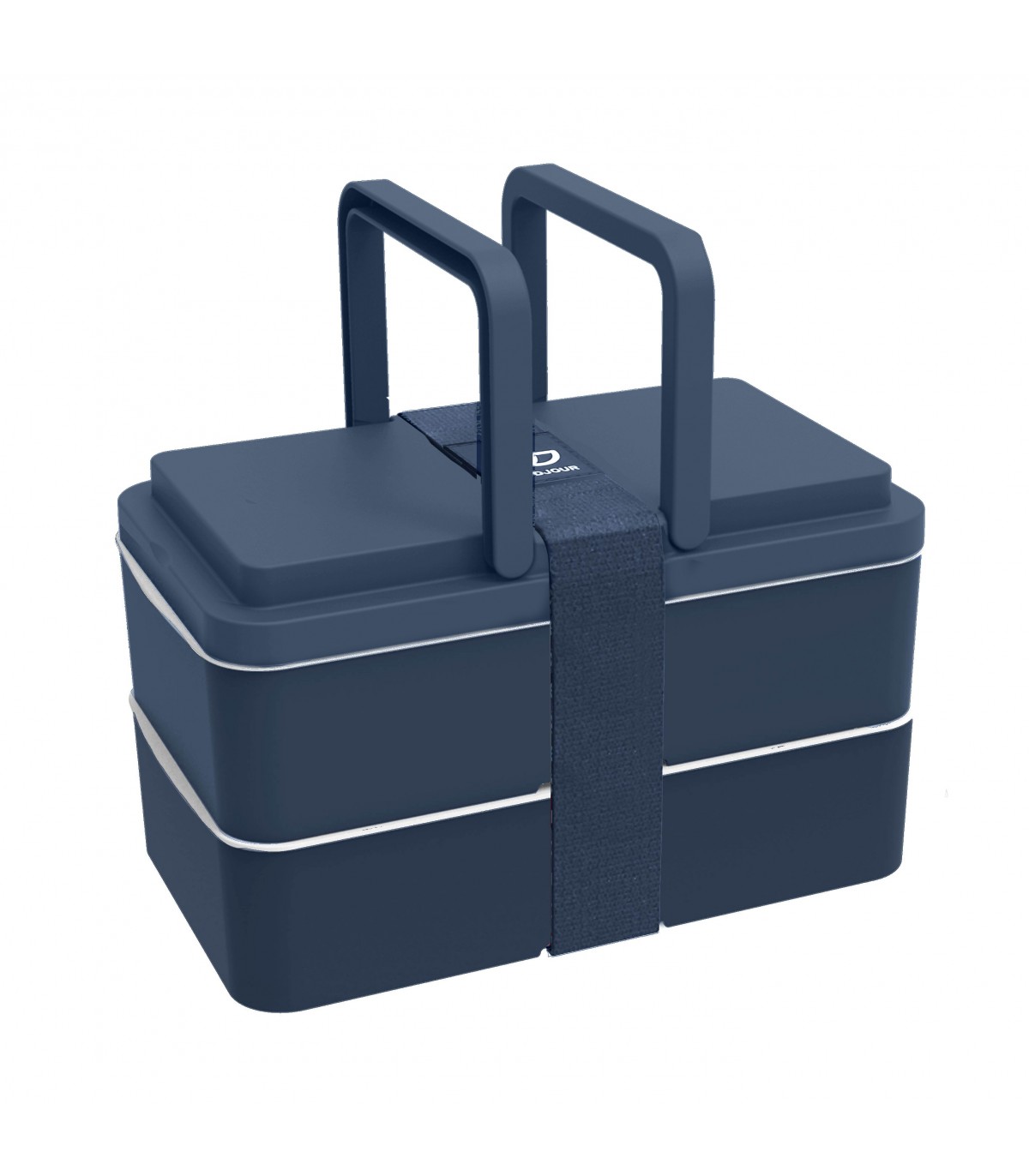Lunchbox avec poignées - bleu marine
