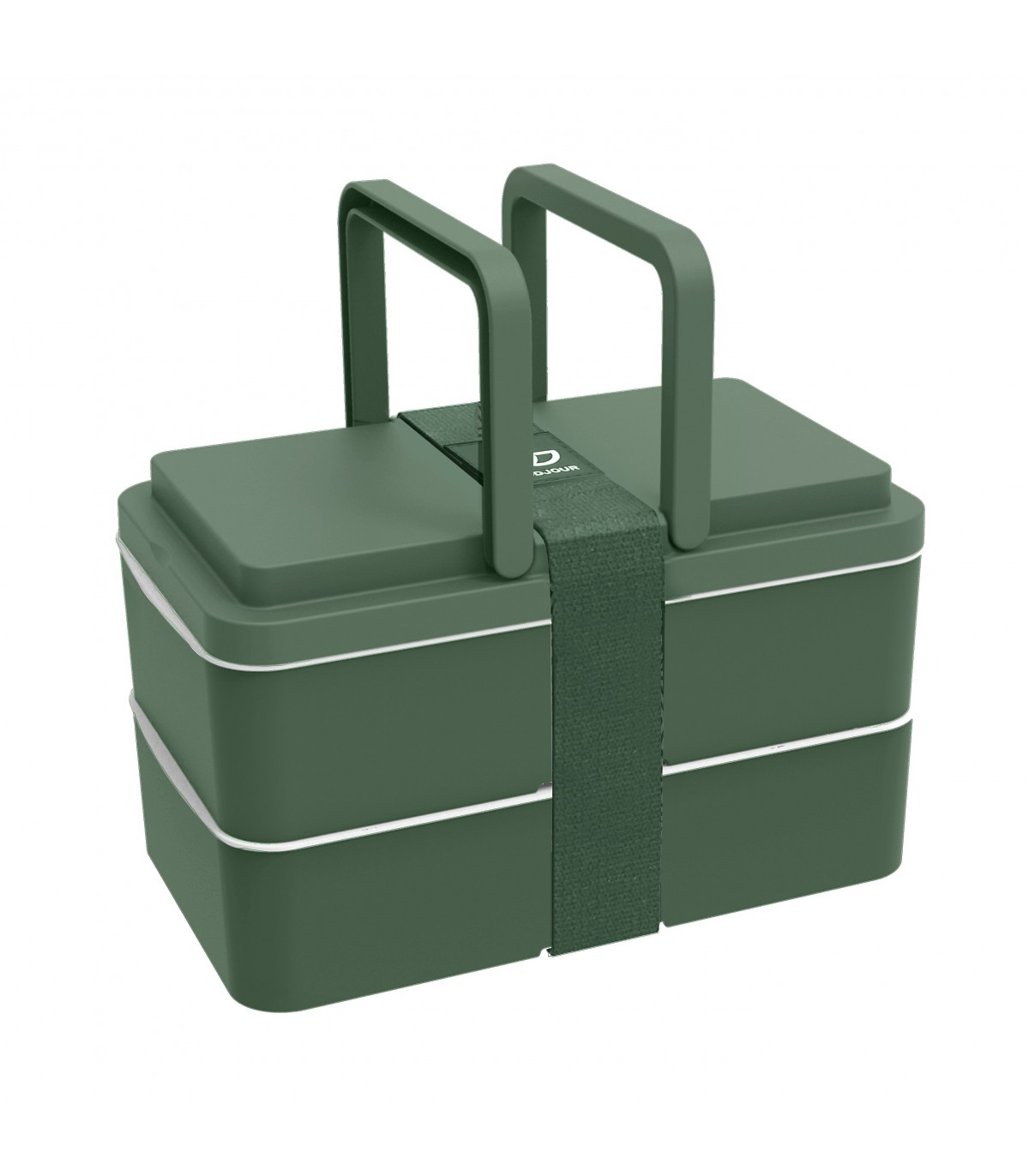 Lunchbox avec poignées - vert