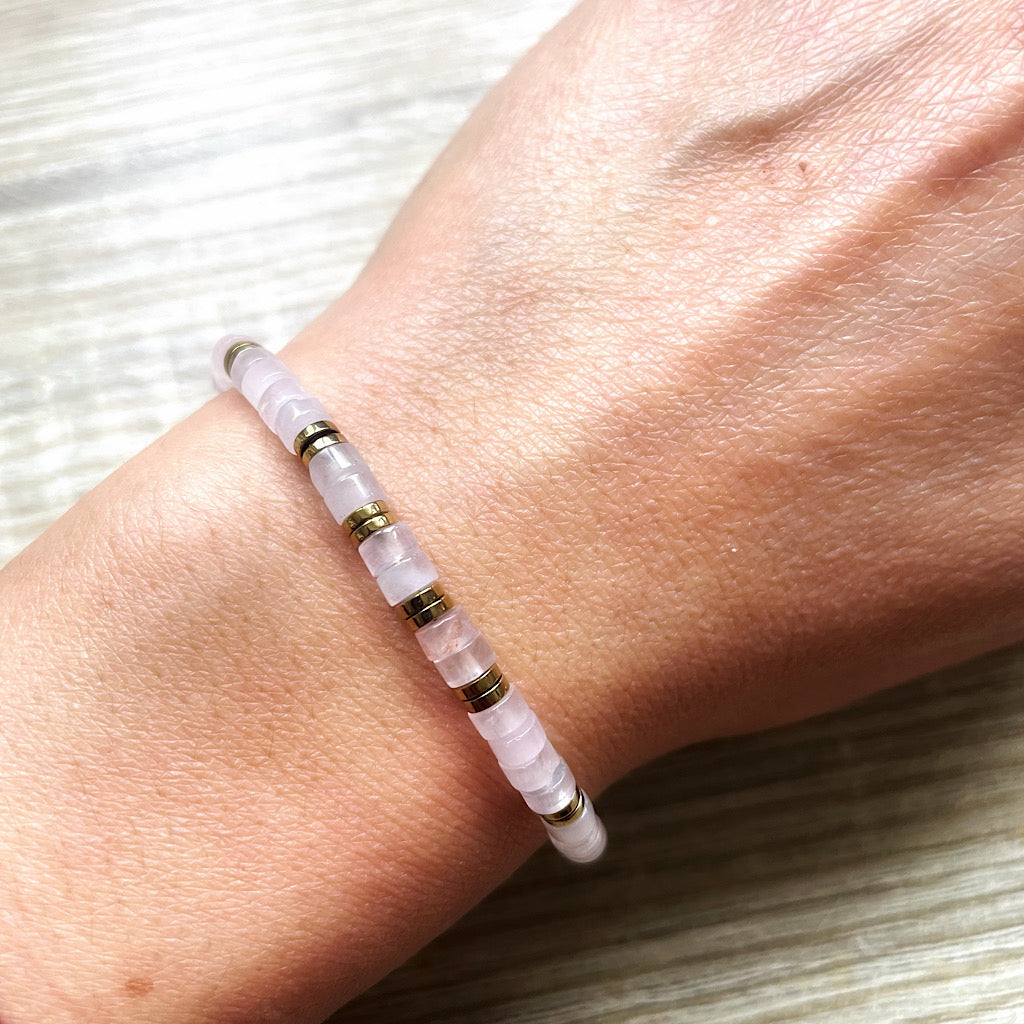 Bracelet quartz rose jane