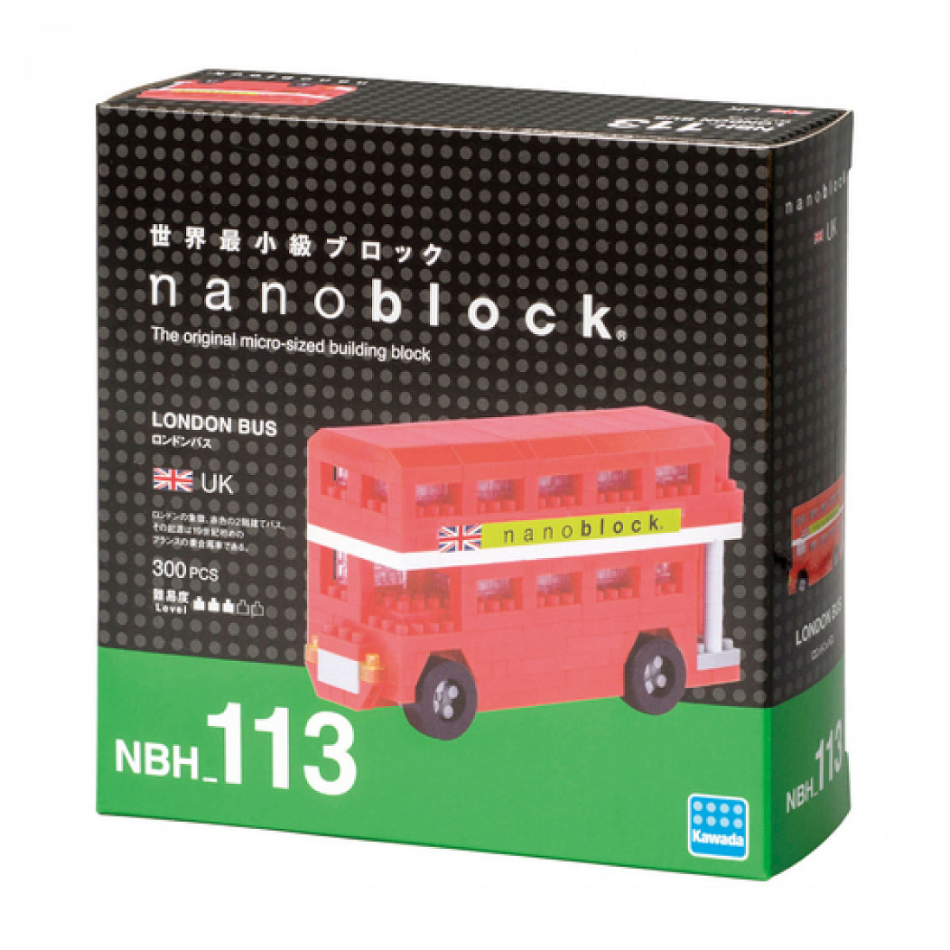 Nanoblock bus de londres 300 pcs